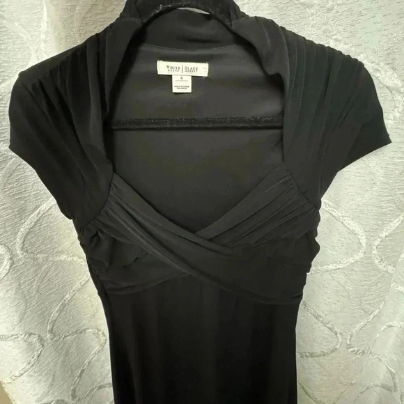 White House Black Market Dress Size 4 Structured Cinched Little Black dress - Picture 11 of 14
